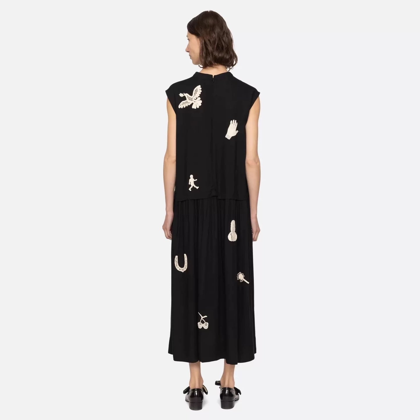 Viscose Embroidered Dress
