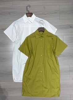 Cotton Shirt Dress
