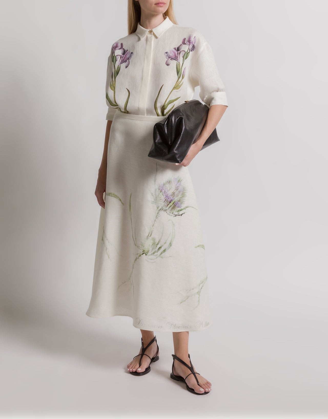 Linen Printed Top