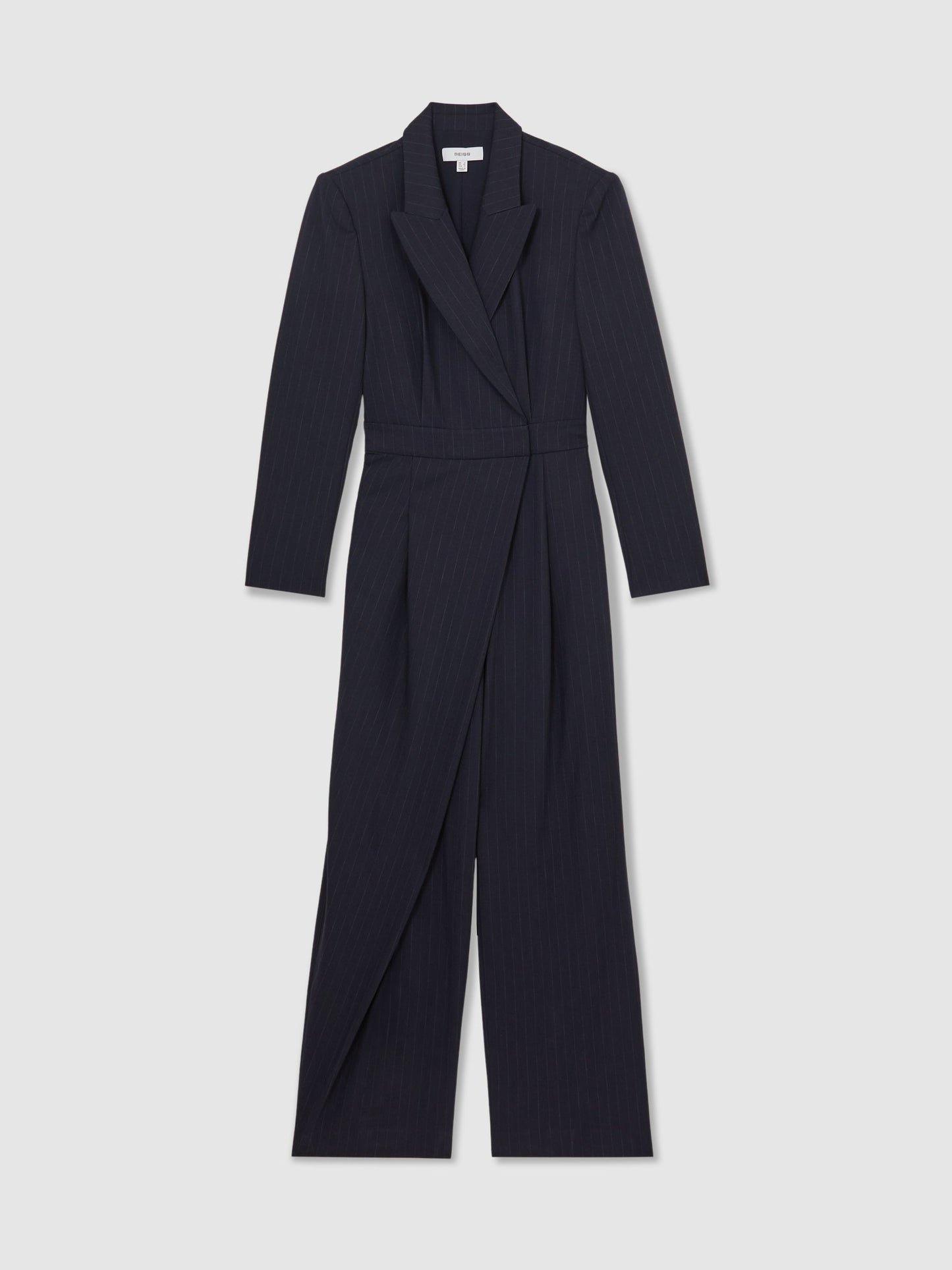 Wool Blend Tux Jumpsuit