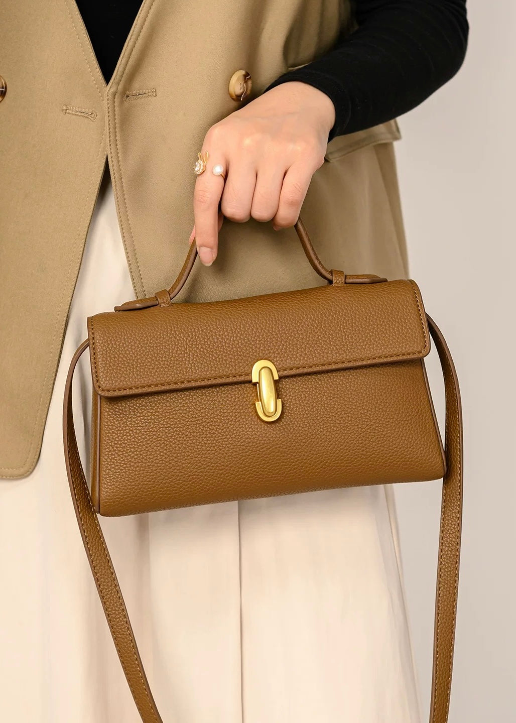 Leather Envelop Bag