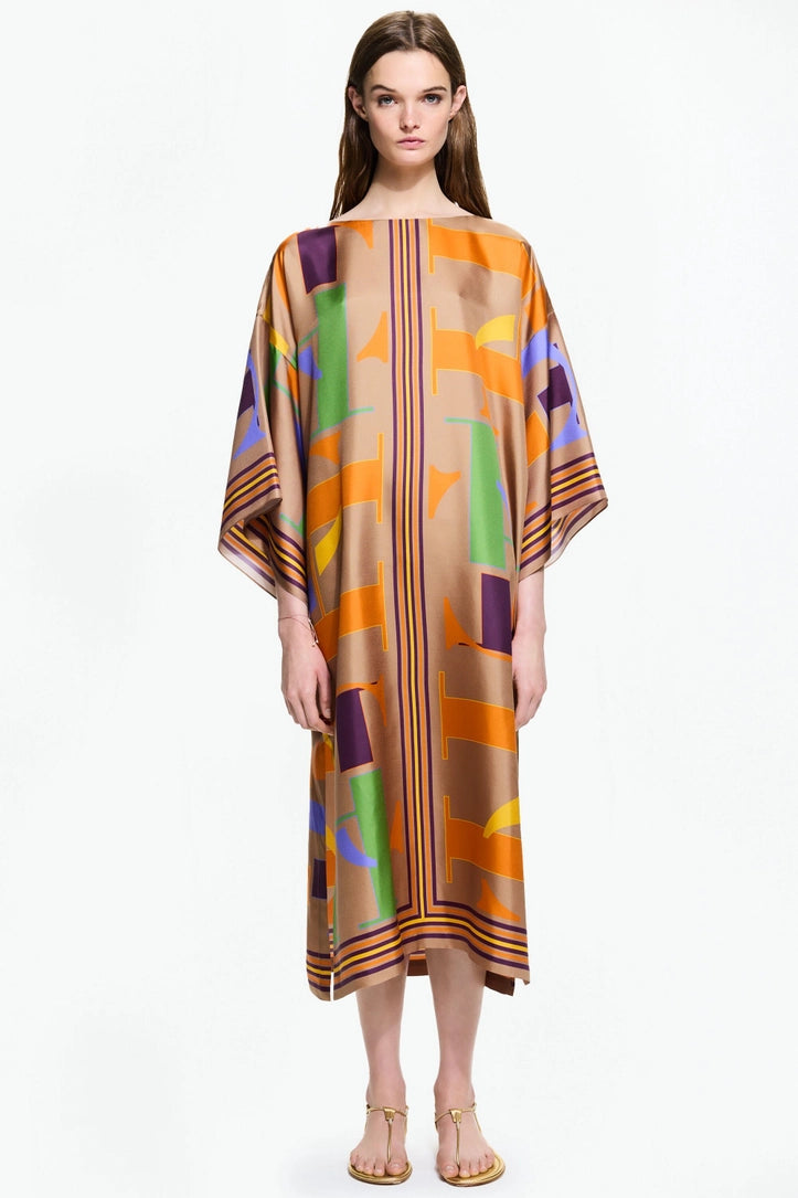 Silk Oversize Dress