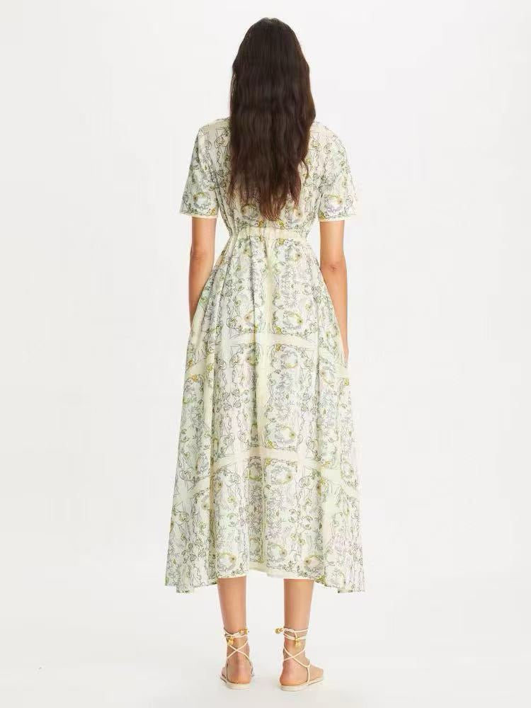 Soft Cotton Printed Dress