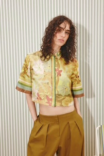 Printed Cropped Top