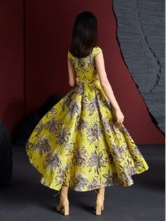 Qipao Jacquard Gown