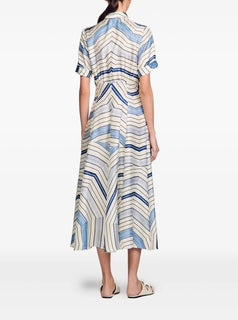Geometric Midi Dress