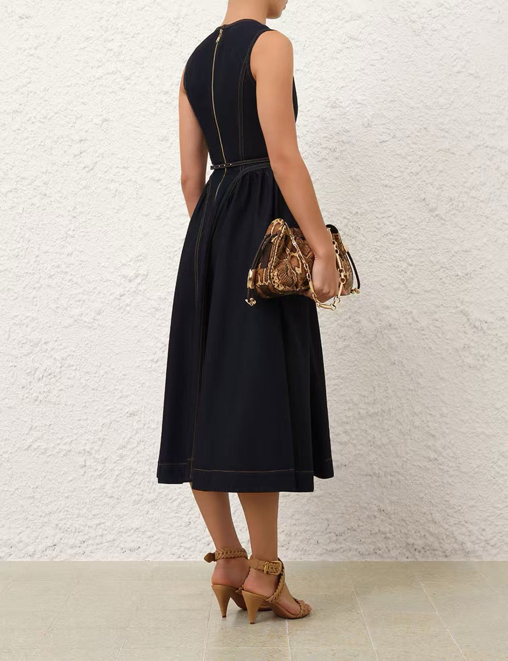 Denim Midi Dress