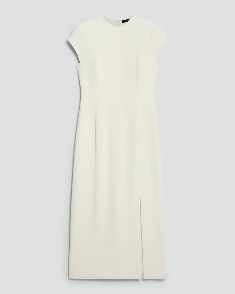 Crepe Midi Dress