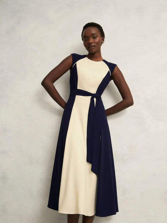 Colorblock Midi Dress