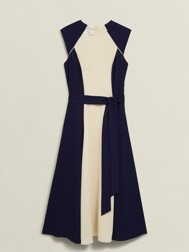 Colorblock Midi Dress
