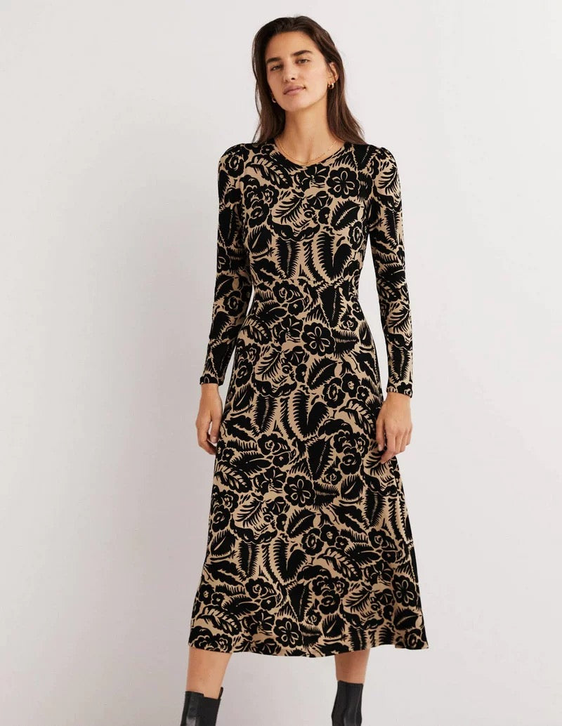 Jersey Midi Dress