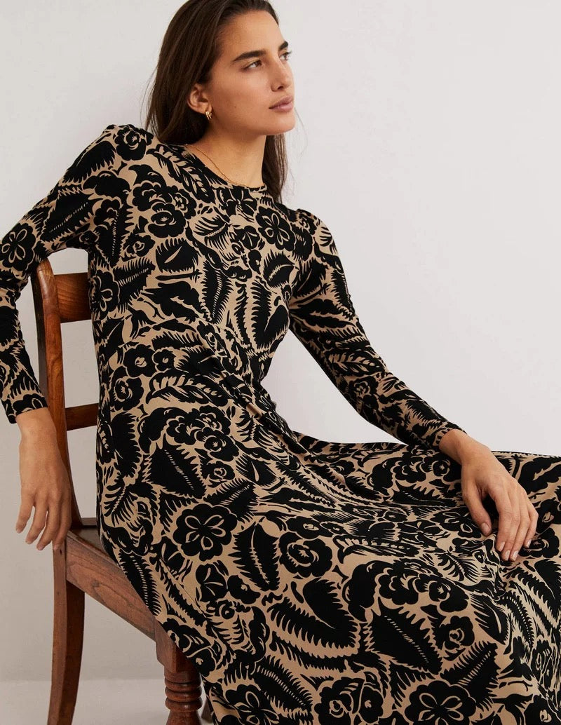 Jersey Midi Dress