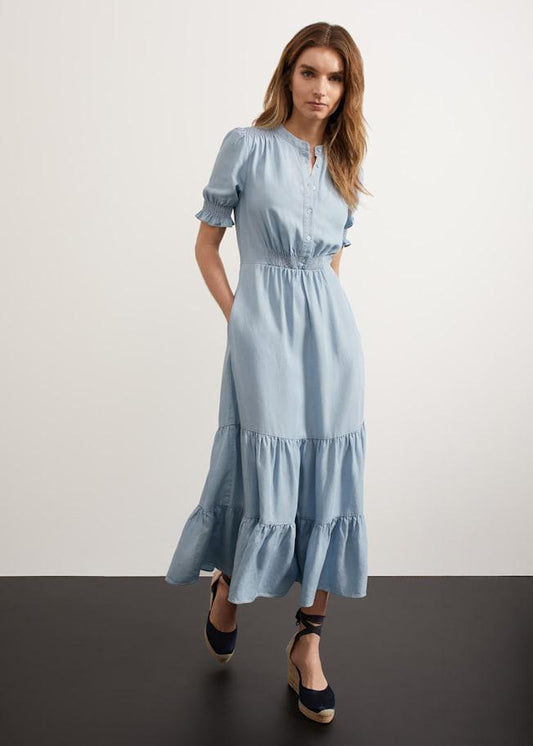 Lightweight Chambray Dress
