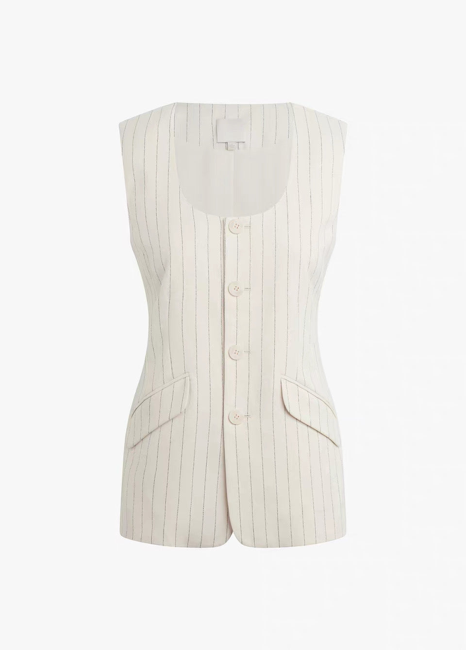 Lined Long Vest