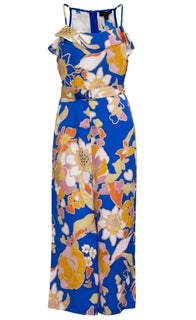 Spandex Ruffled Jumpsuit