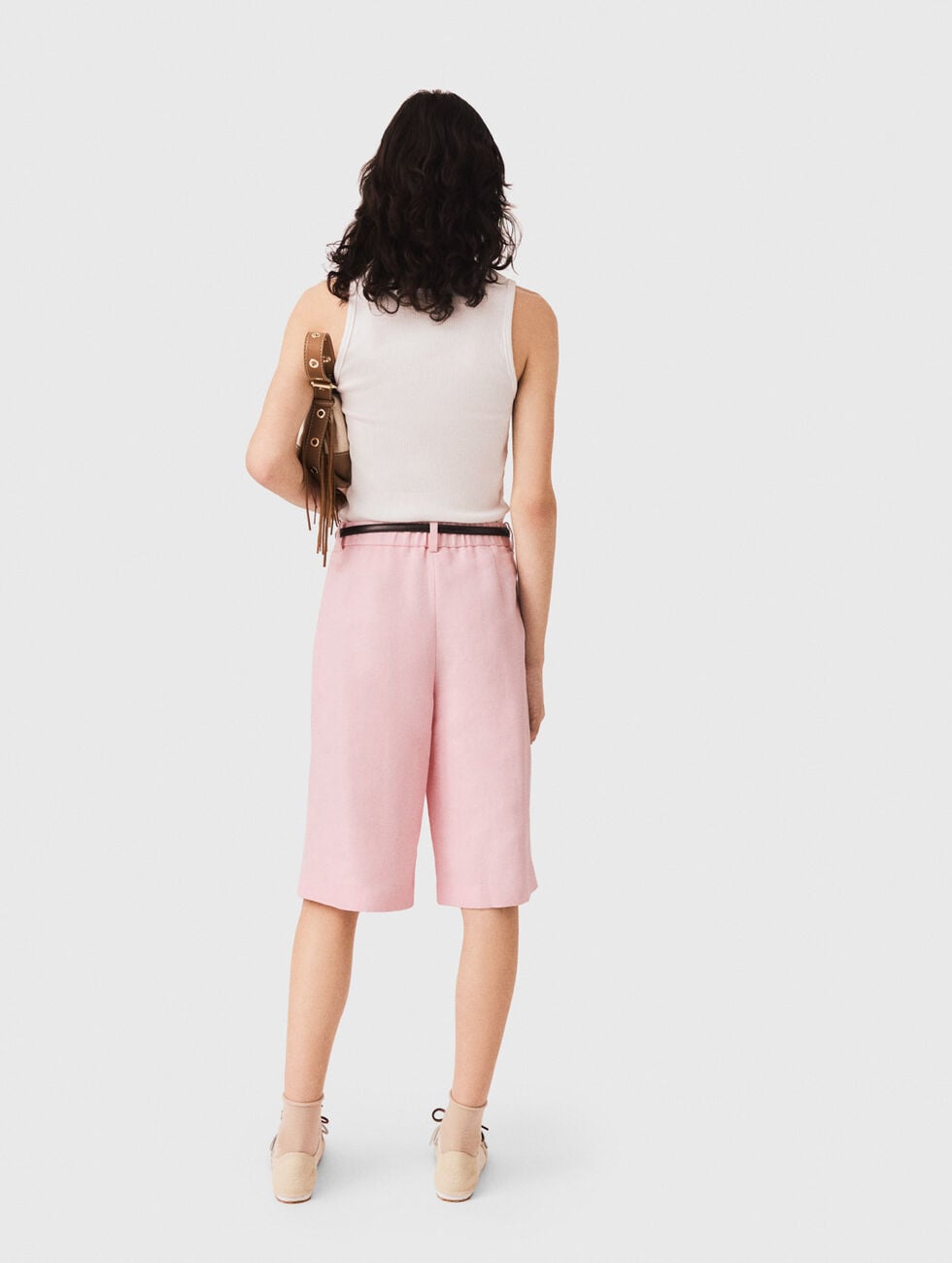 Linen Blend Bermuda