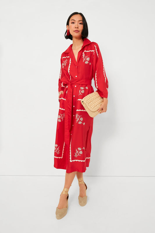 Silk 'Handkerchief' Printed Dress
