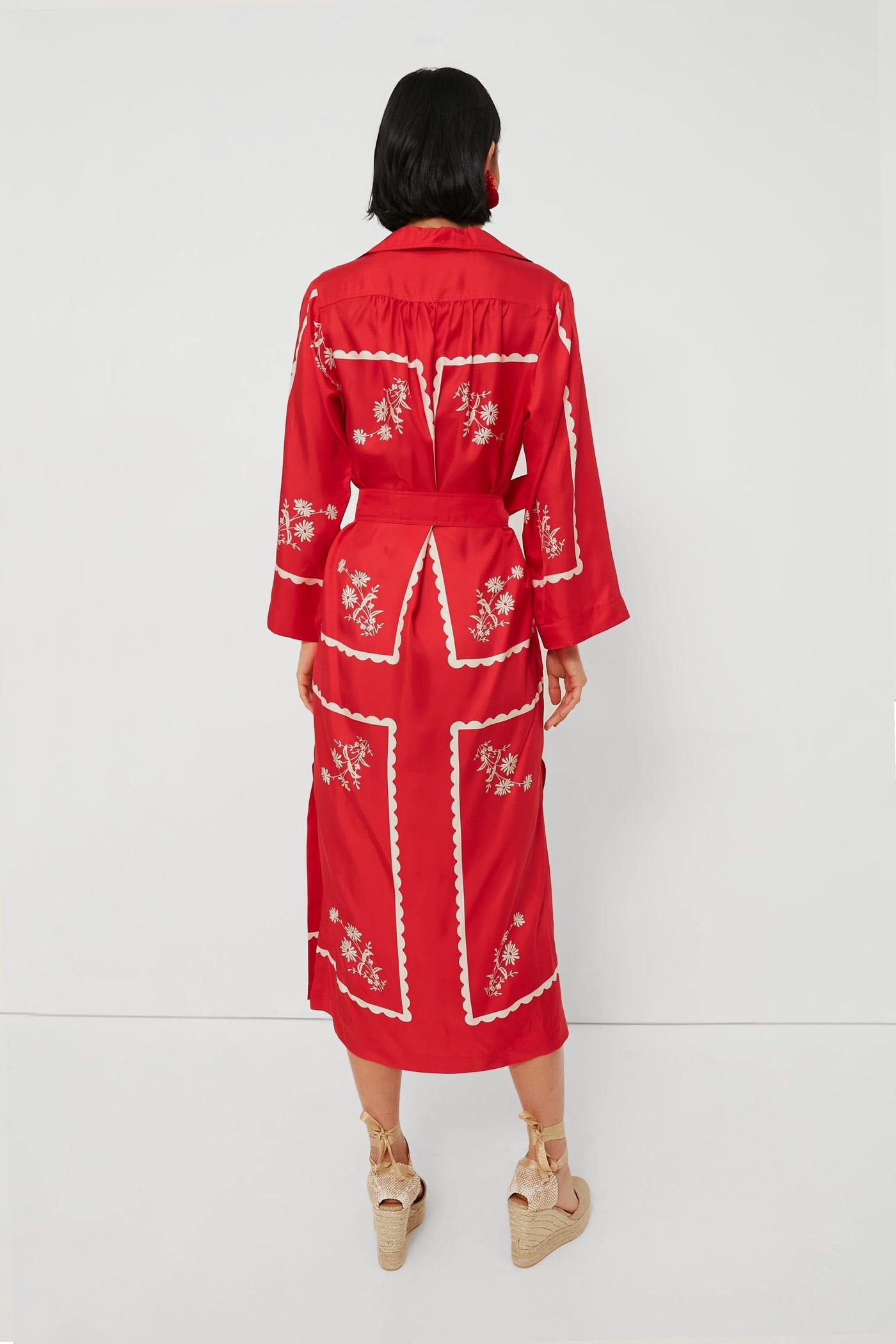 Silk 'Handkerchief' Printed Dress