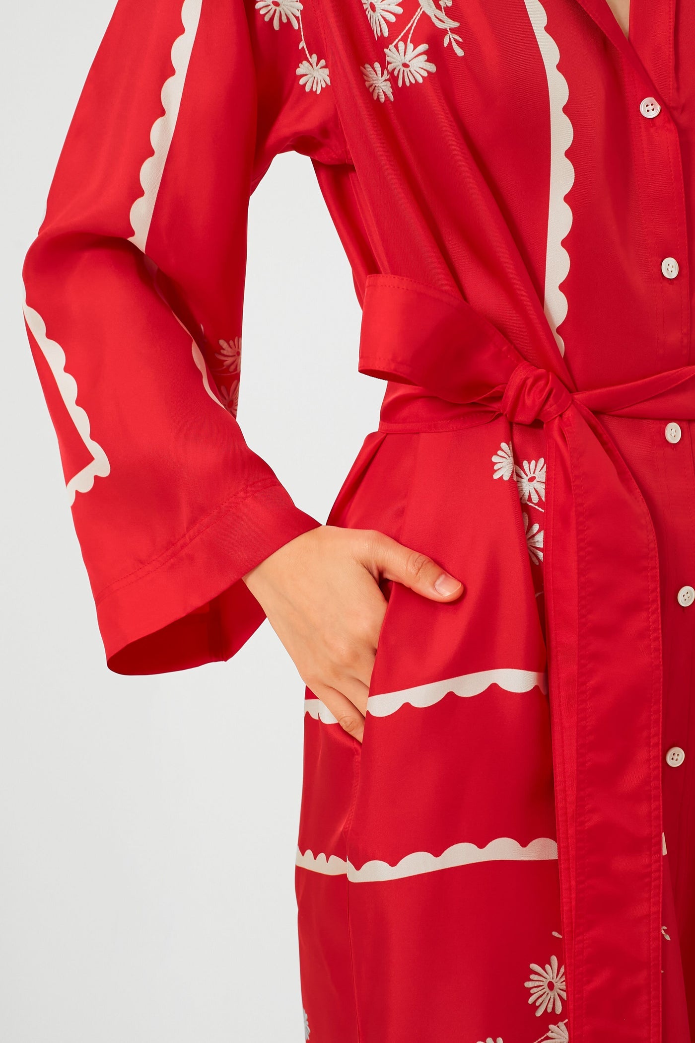 Silk 'Handkerchief' Printed Dress