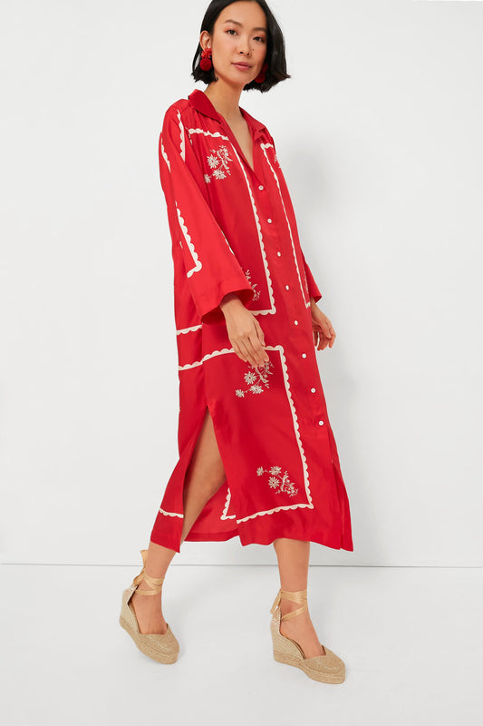 Silk 'Handkerchief' Printed Dress