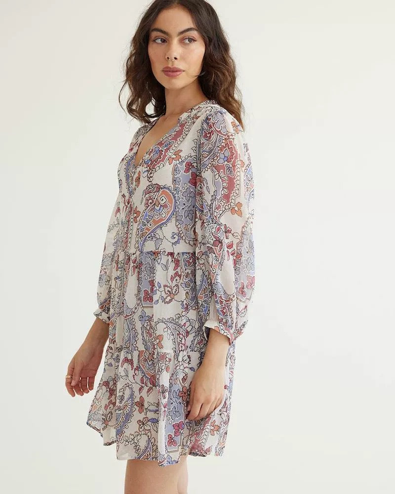 Chiffon Printed Loose Dress