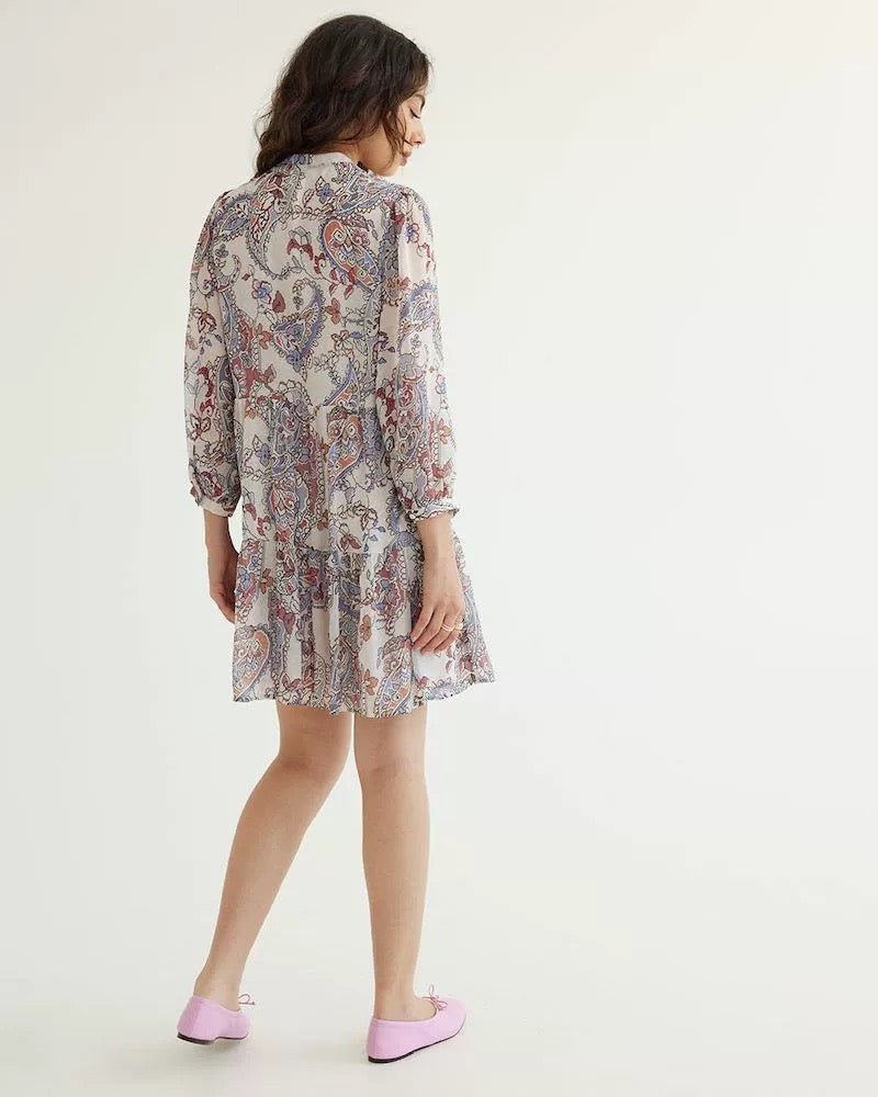 Chiffon Printed Loose Dress