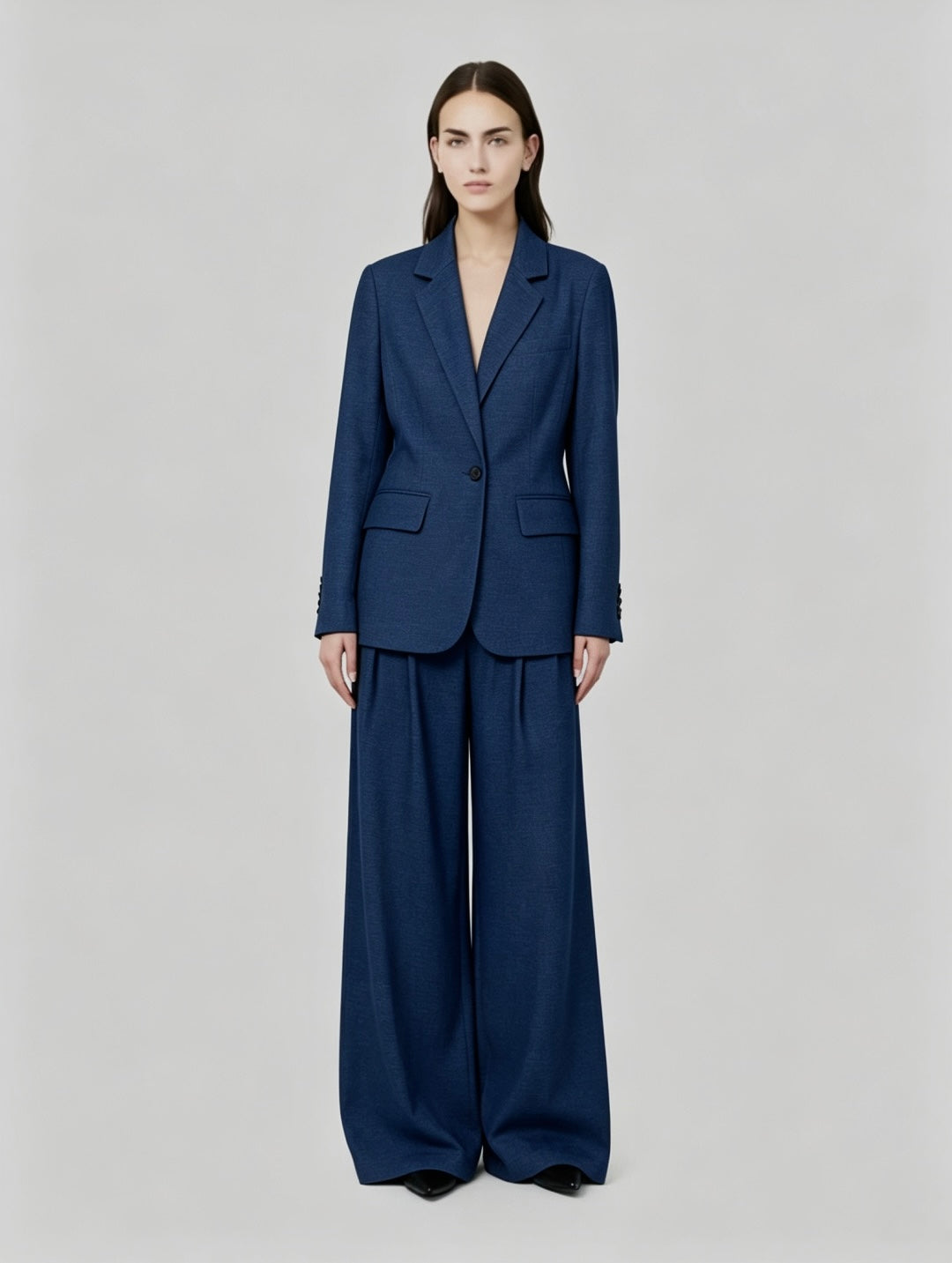 Denim Twill Jacket+Pants Suit