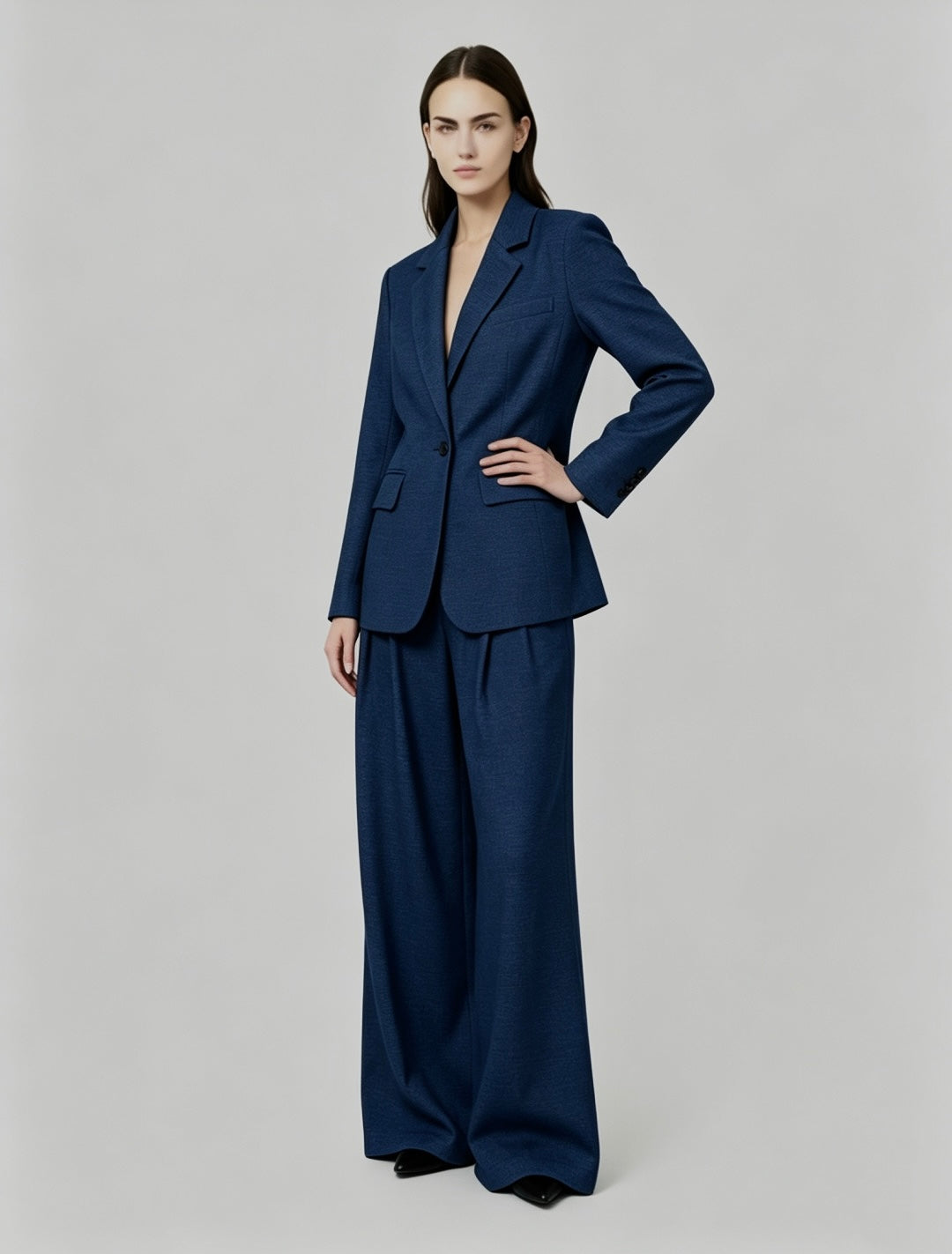 Denim Twill Jacket+Pants Suit